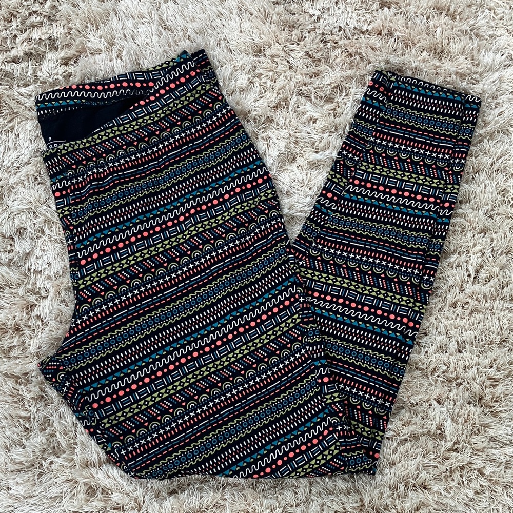 Torrid Multicolor Patterned Leggings - image 1